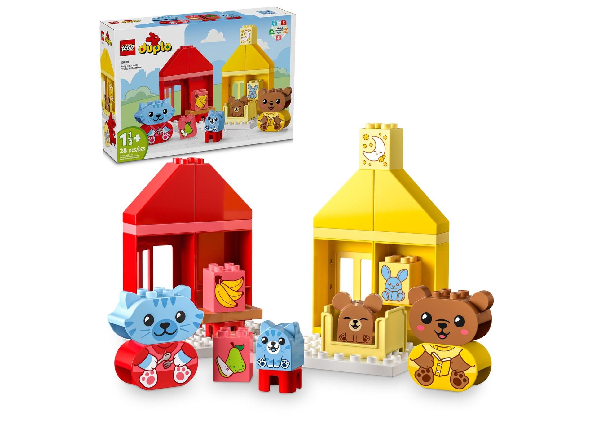 Lego 10414 DUPLO Alltagroutinen: Essen & Schlafenszeit - plegobil