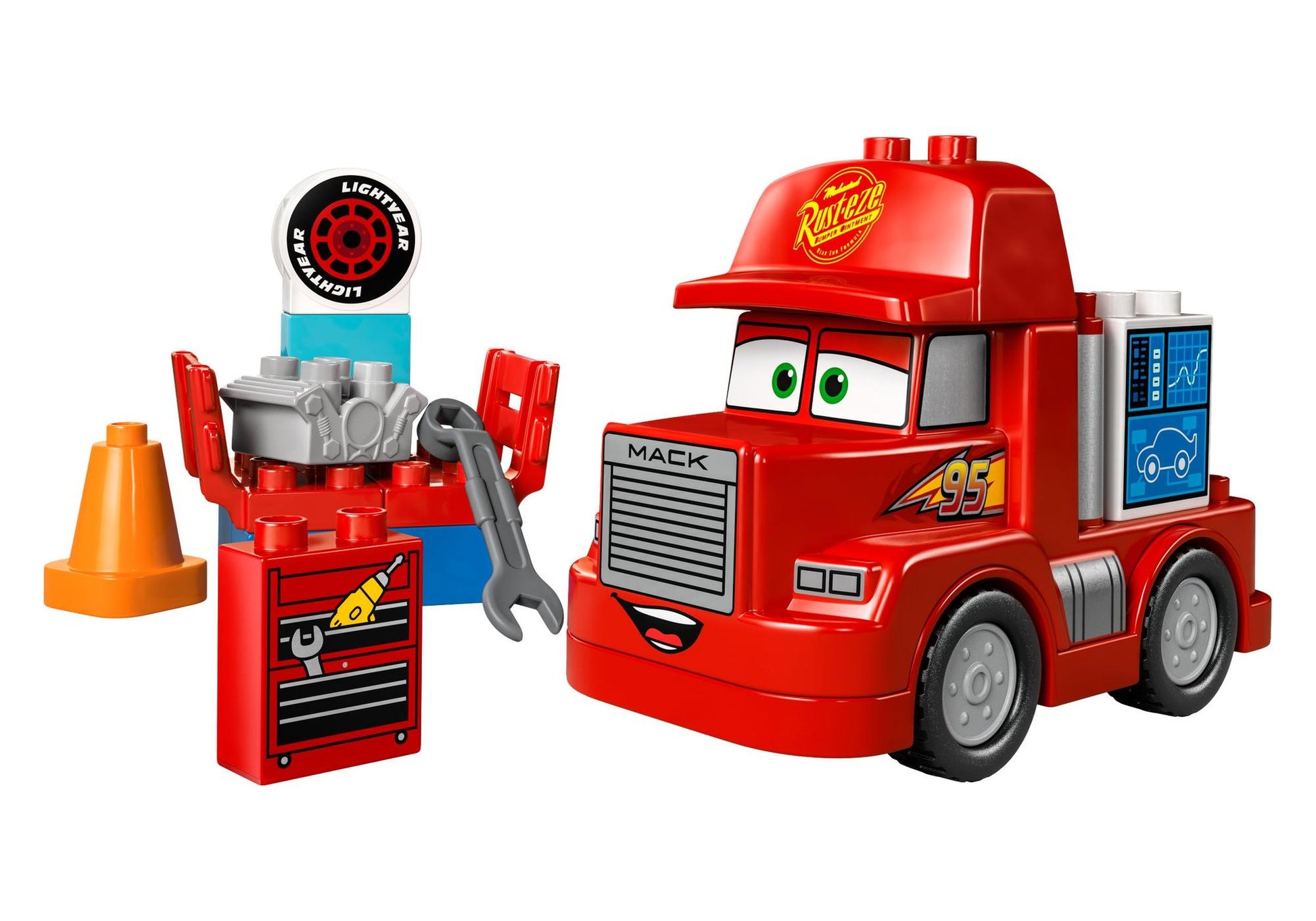 Lego 10417 DUPLO Disney Cars: Mack at the Race - plegobil