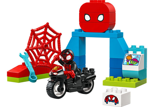 Lego 10424 DUPLO Spider-Man: Spins Motorrad-Abenteuer - plegobil