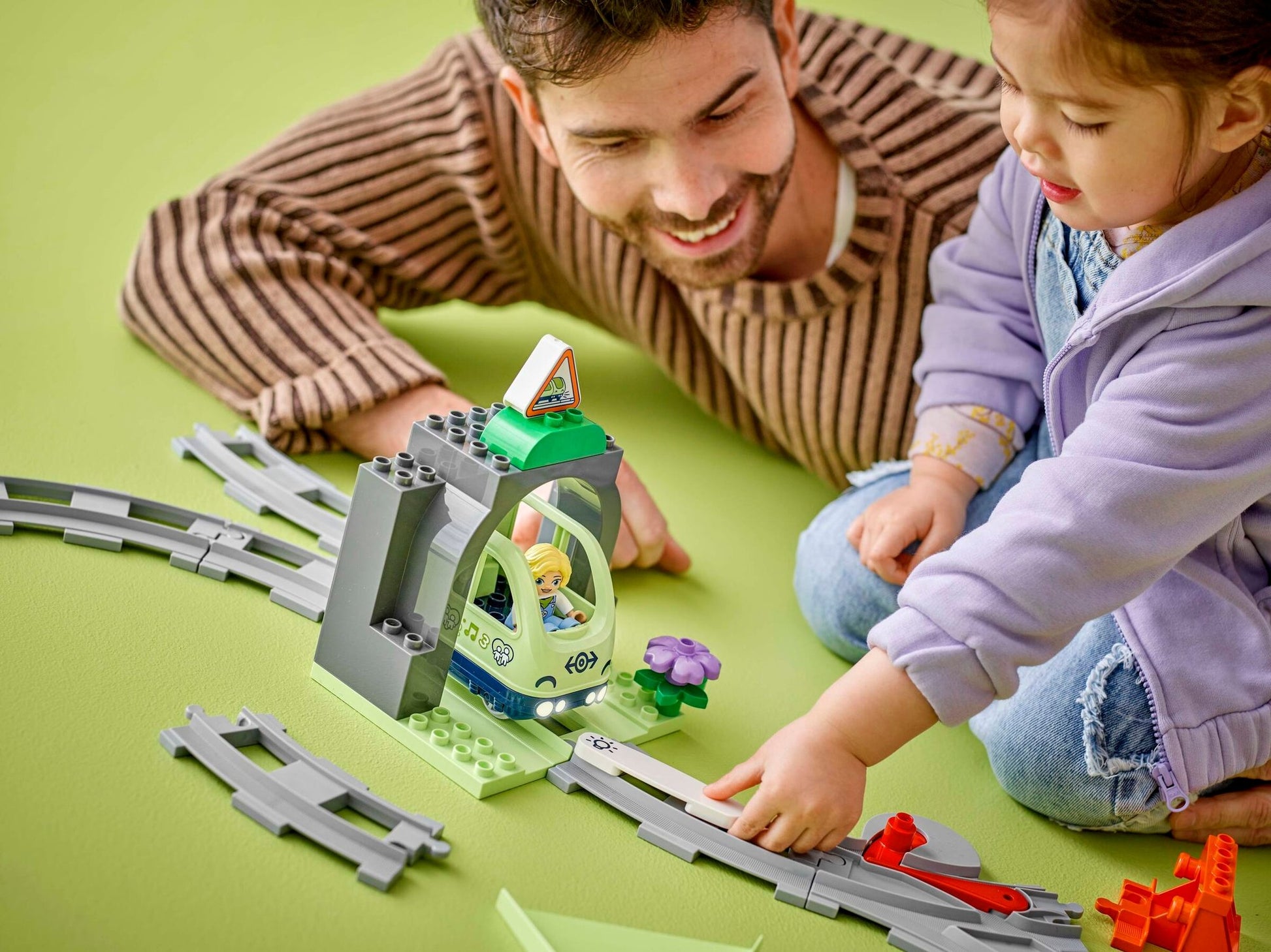 Lego 10425 DUPLO Eisenbahntunnel und Schienen - Erweiterungsset - plegobil