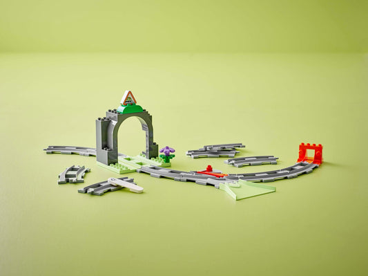 Lego 10425 DUPLO Eisenbahntunnel und Schienen - Erweiterungsset - plegobil