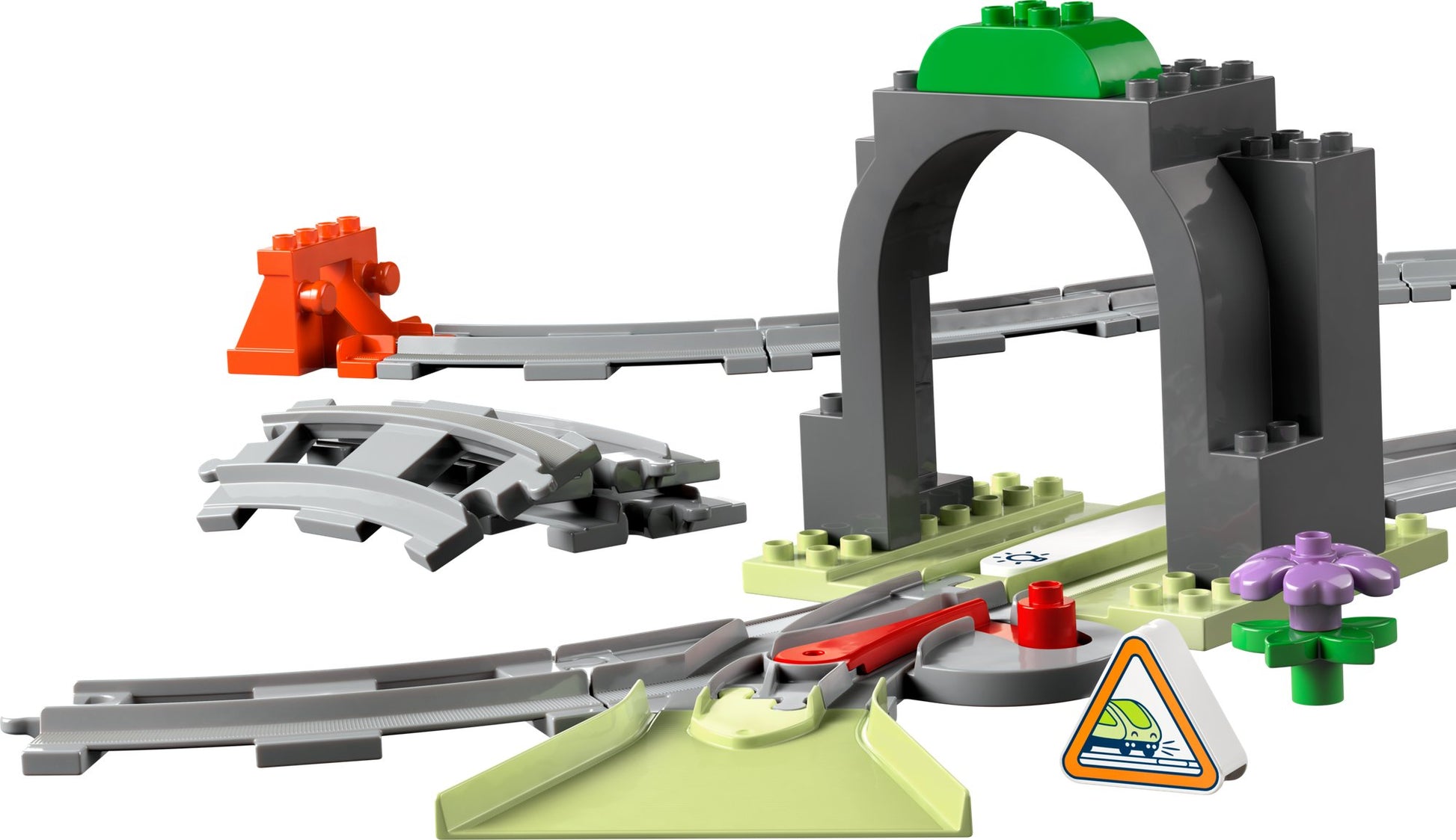 Lego 10425 DUPLO Eisenbahntunnel und Schienen - Erweiterungsset - plegobil
