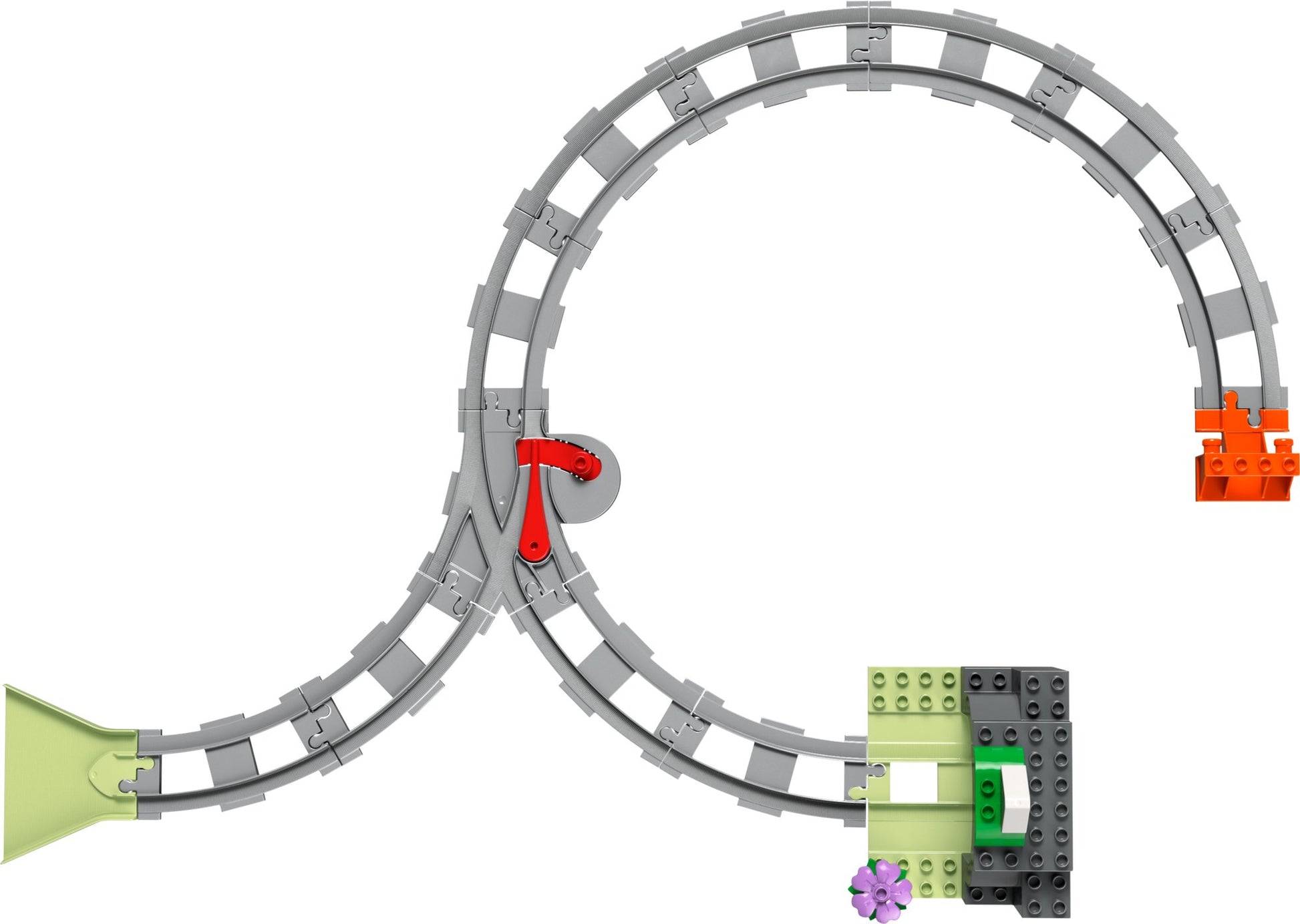 Lego 10425 DUPLO Eisenbahntunnel und Schienen - Erweiterungsset - plegobil