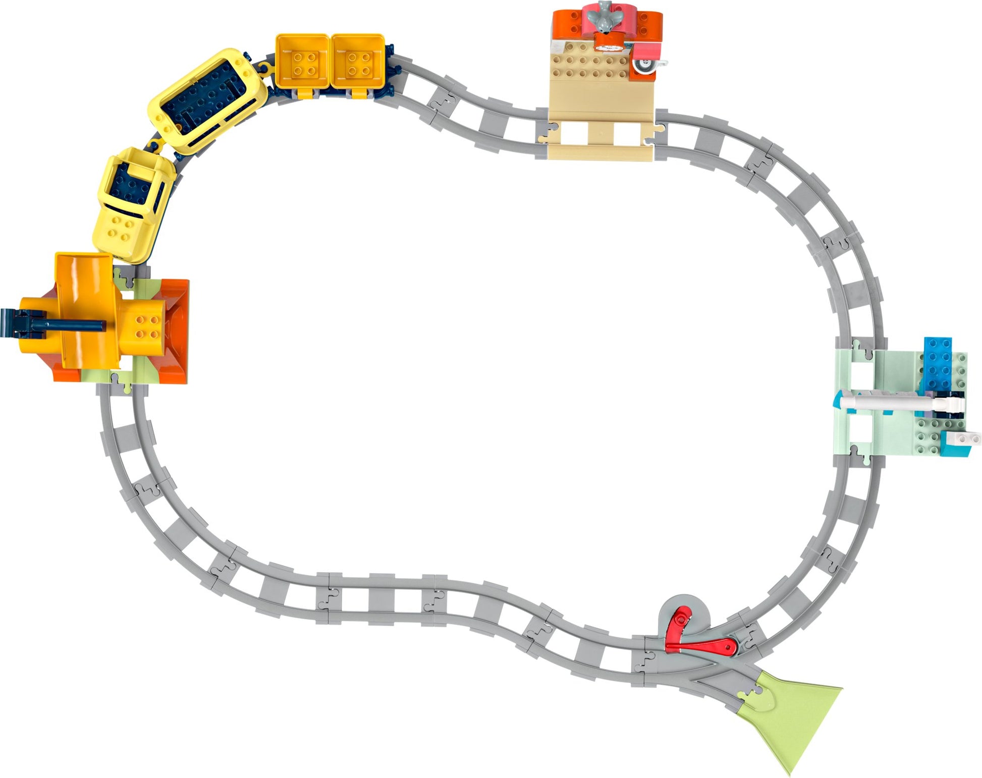 Lego 10428 DUPLO Große interaktive Eisenbahn - plegobil