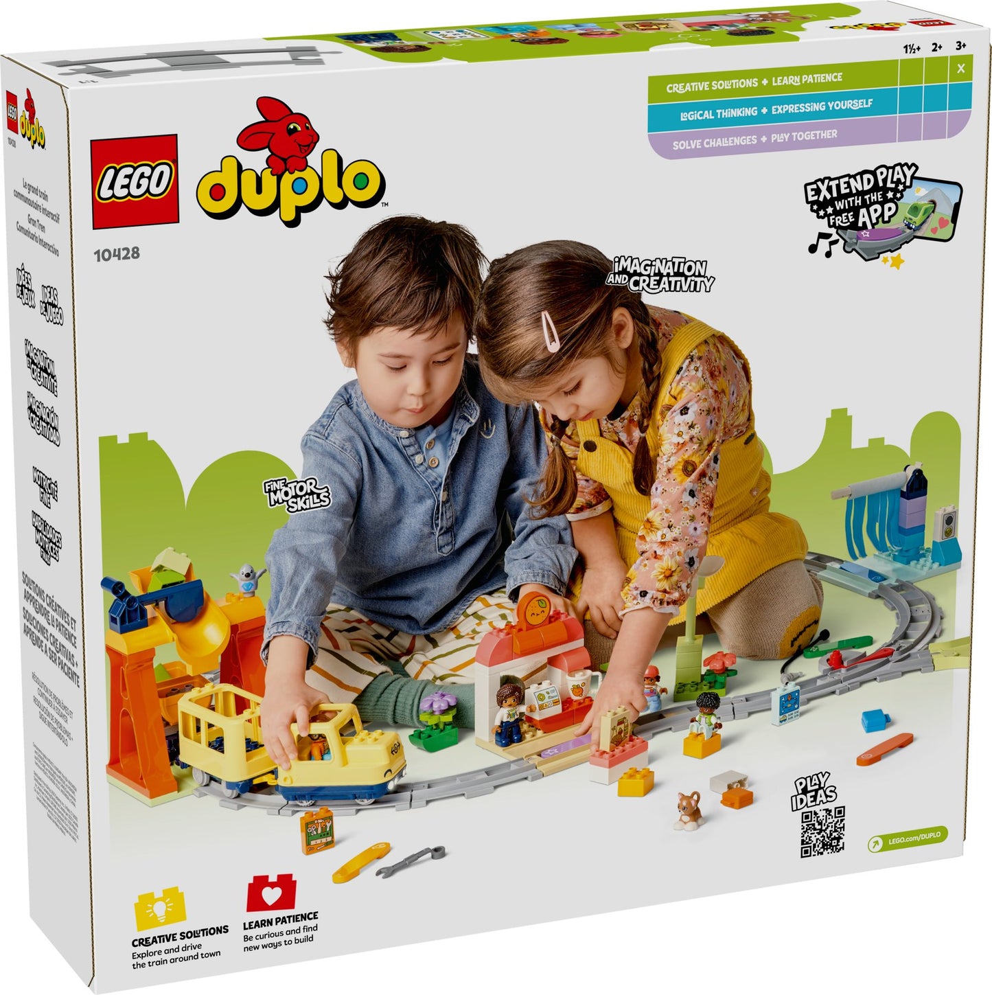 Lego 10428 DUPLO Große interaktive Eisenbahn - plegobil