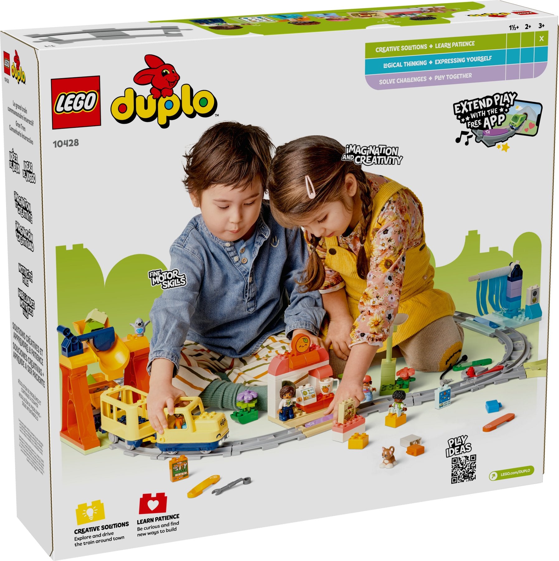 Lego 10428 DUPLO Große interaktive Eisenbahn - plegobil