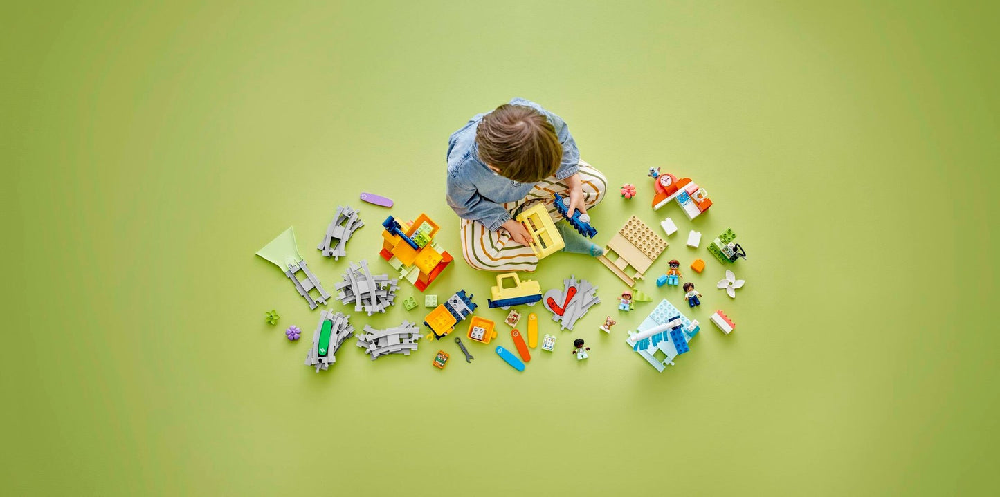 Lego 10428 DUPLO Große interaktive Eisenbahn - plegobil