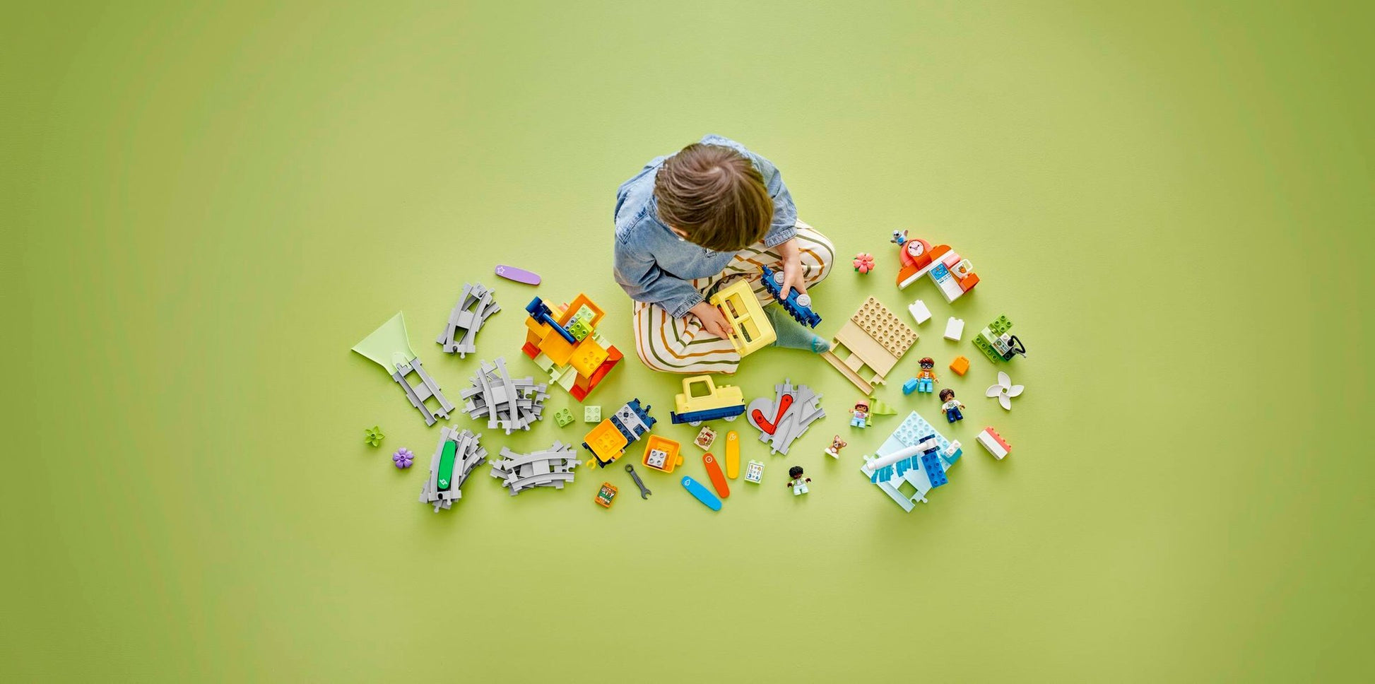 Lego 10428 DUPLO Große interaktive Eisenbahn - plegobil