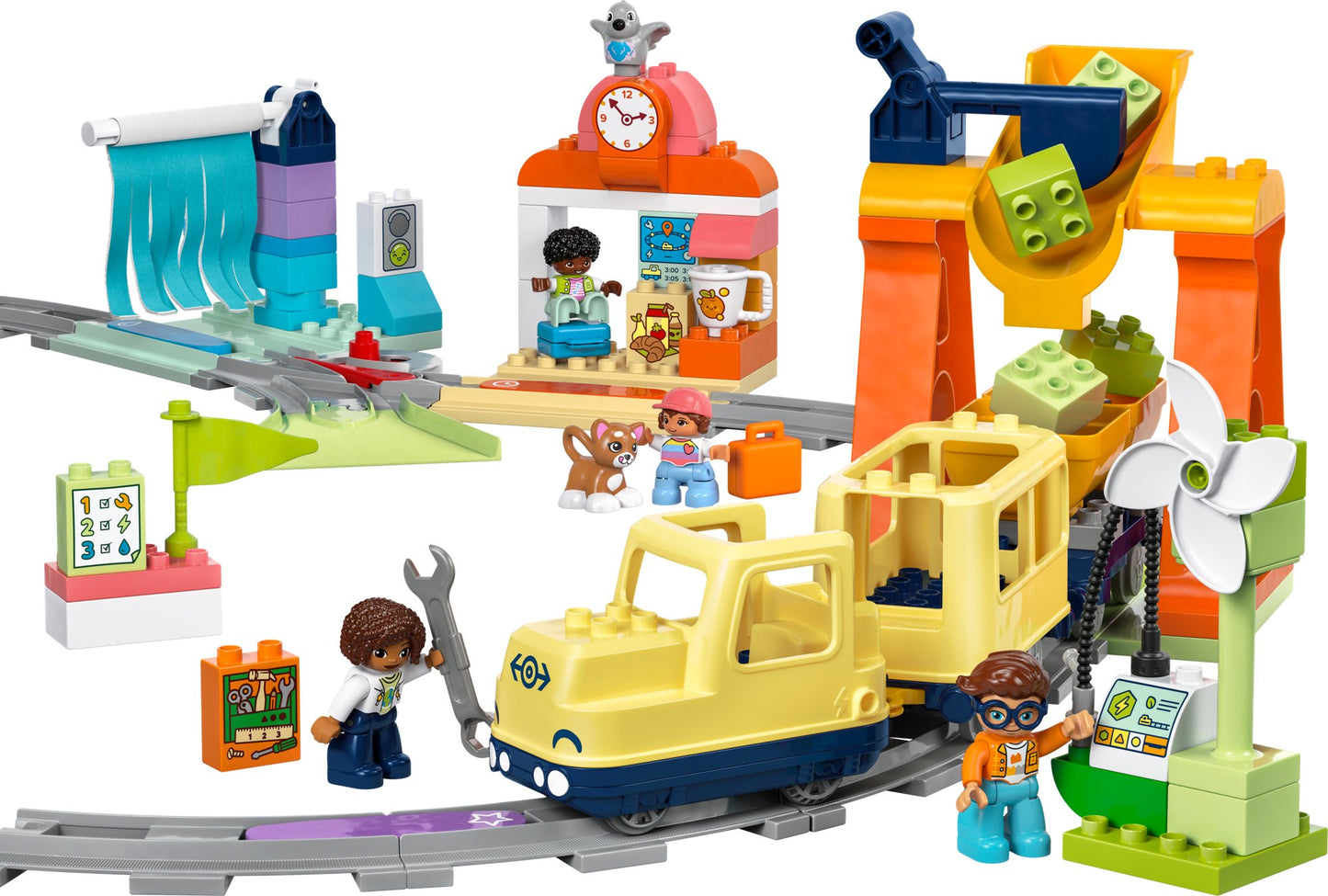 Lego 10428 DUPLO Große interaktive Eisenbahn - plegobil