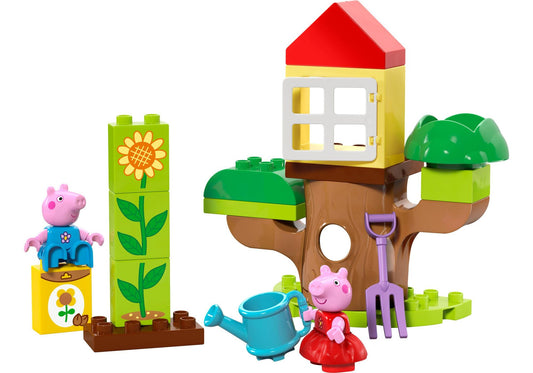 Lego 10431 DUPLO Peppa Wutz: Peppas Garten mit Baumhaus - plegobil