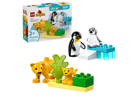 Lego 10442 DUPLO Wildtier-Familien: Pinguine und Löwen