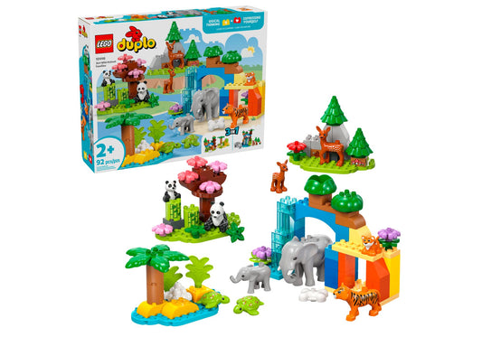Lego 10446 DUPLO Wildtier-Familien 3-in-1-Set