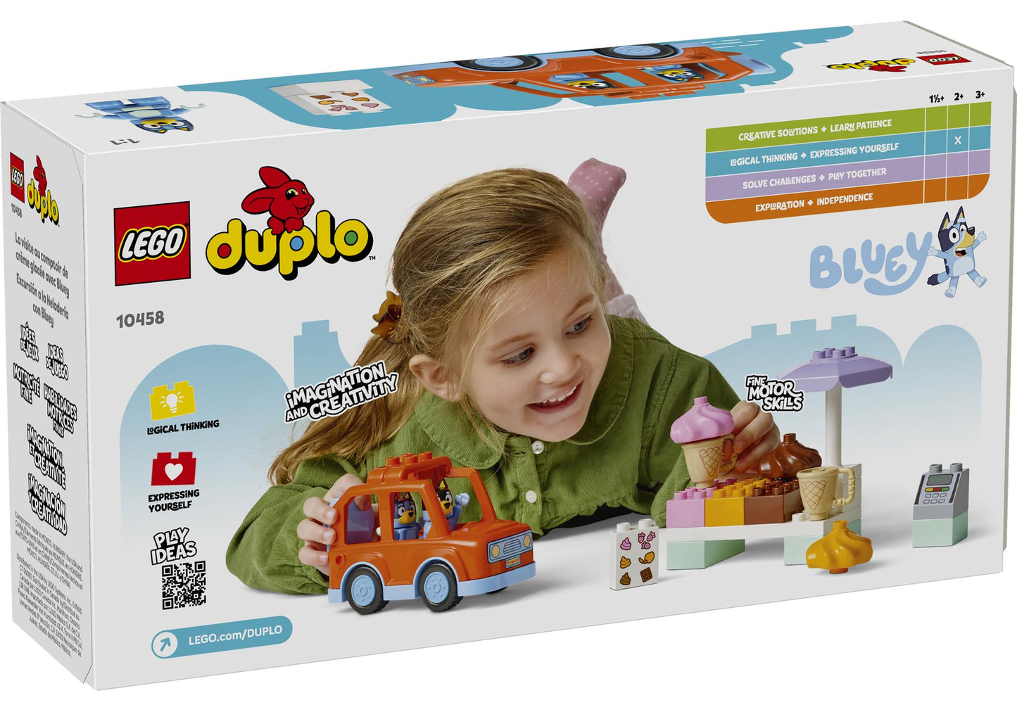 Lego 10458 DUPLO Bluey: Ausflug zur Eisdiele mit Bluey