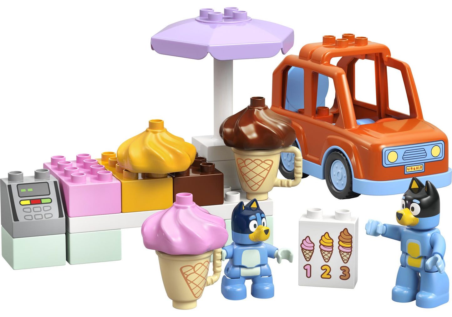 Lego 10458 DUPLO Bluey: Ausflug zur Eisdiele mit Bluey