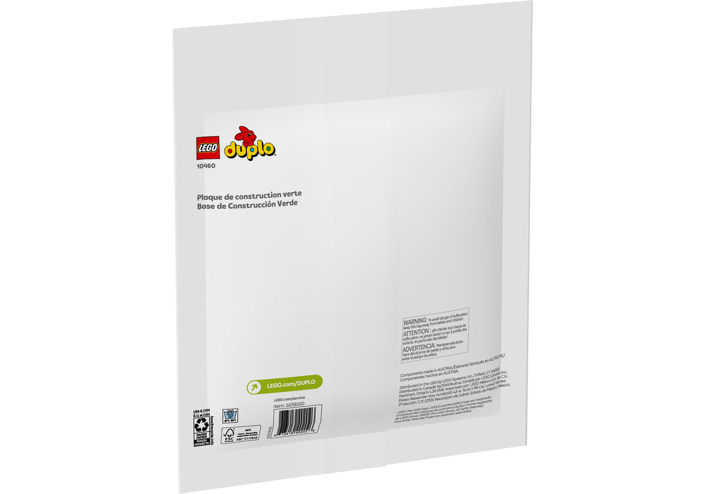 Lego 10460 DUPLO Bauplatte in Grün