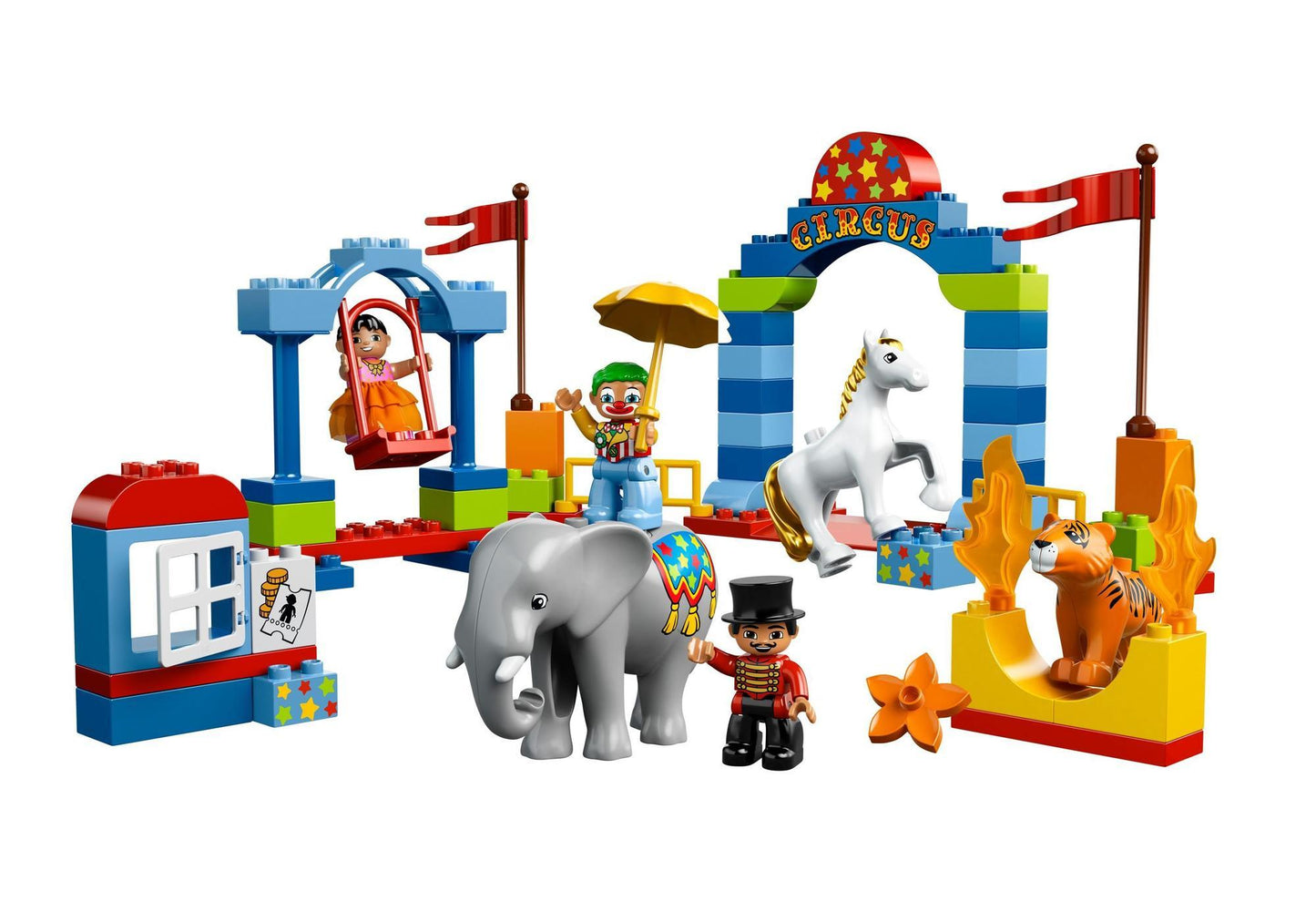 Lego 10504 DUPLO Großer Zirkus - plegobil