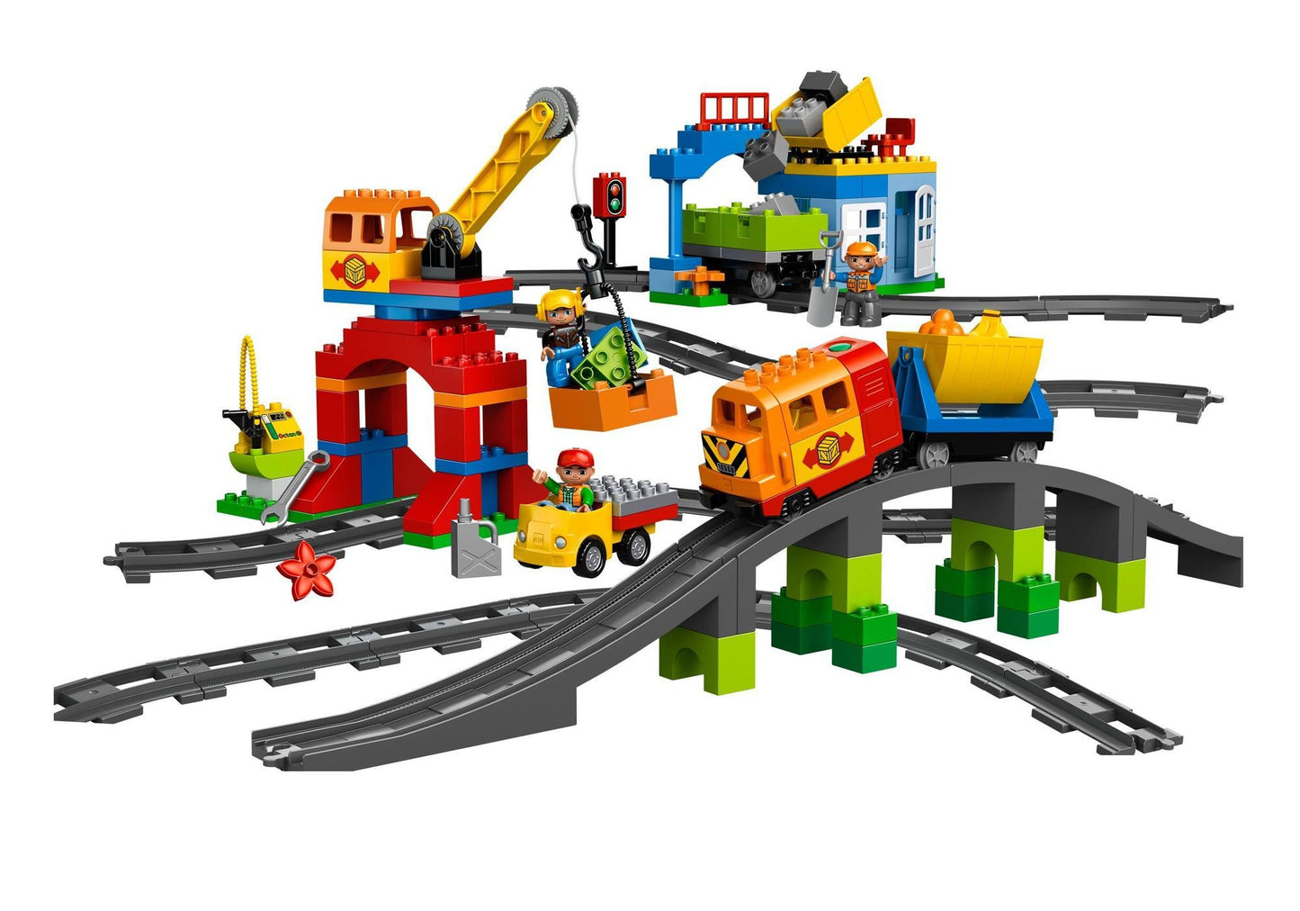 Lego 10508 DUPLO Eisenbahn Super Set - plegobil
