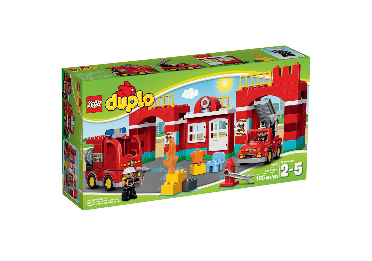 Lego 10593 DUPLO Feuerwehr-Hauptquartier - plegobil
