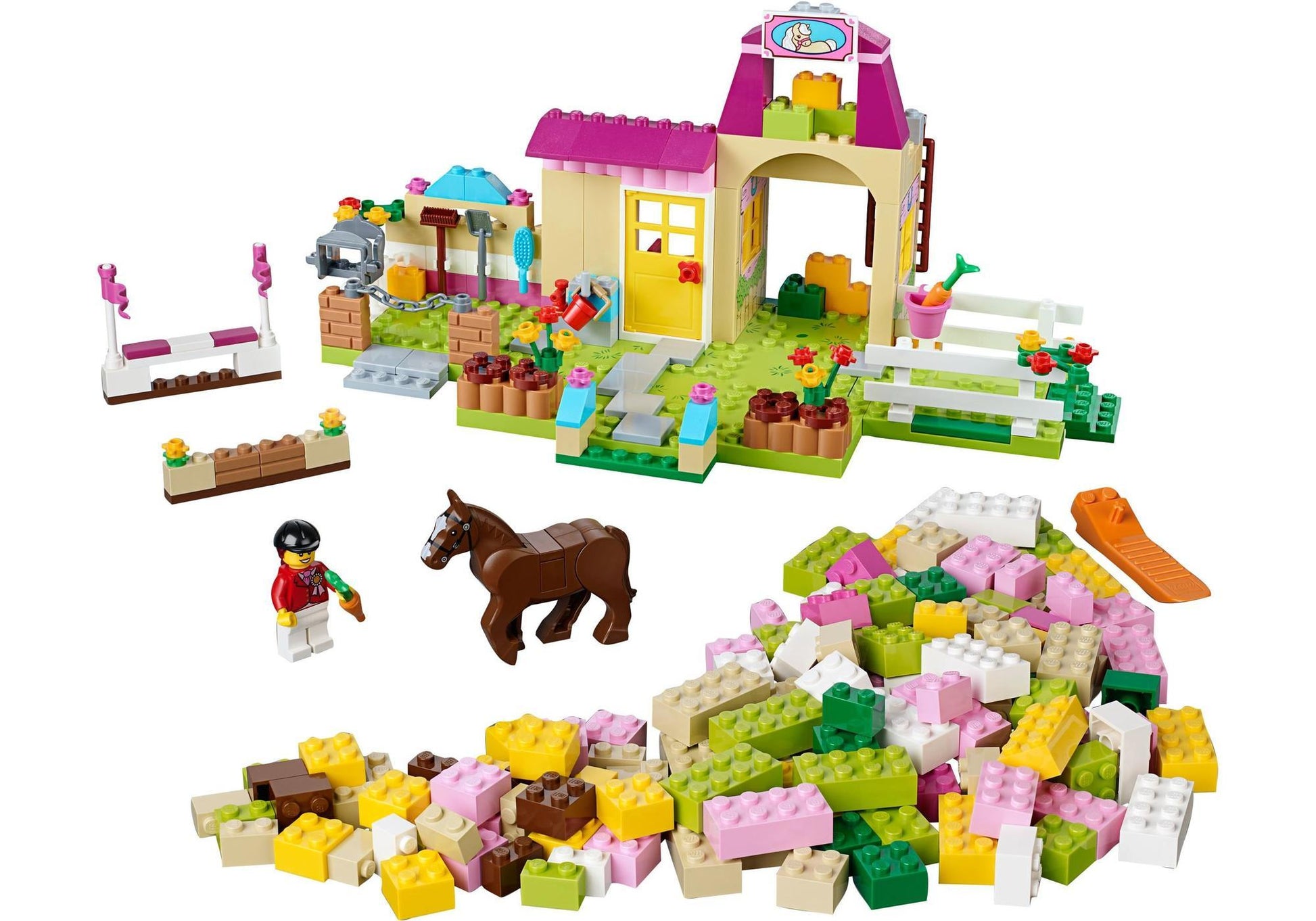 Lego 10674 Juniors Große Steinebox Mädchen Ponyhof - plegobil