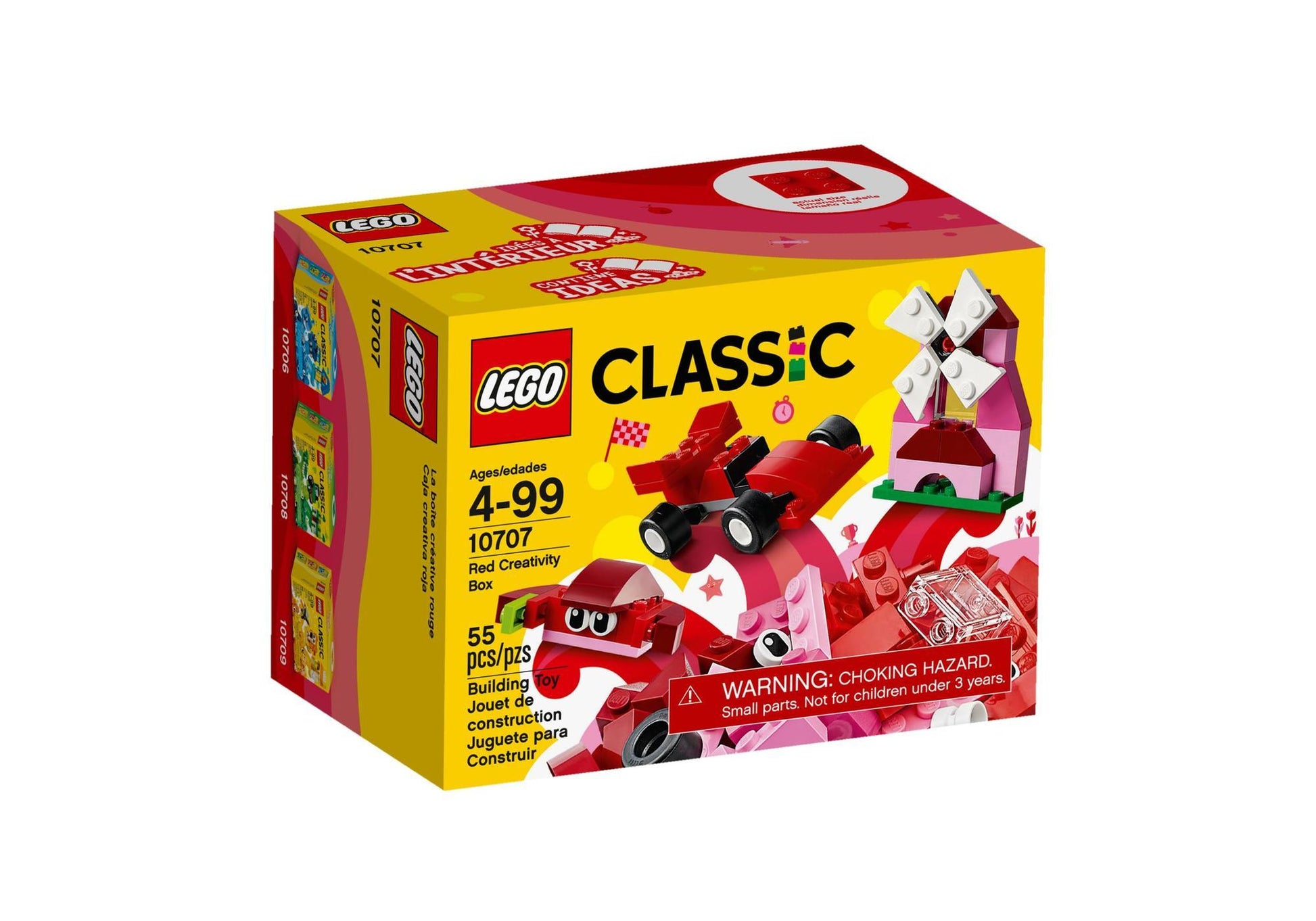Lego 10707 Classic Kreativ-Box Rot - plegobil