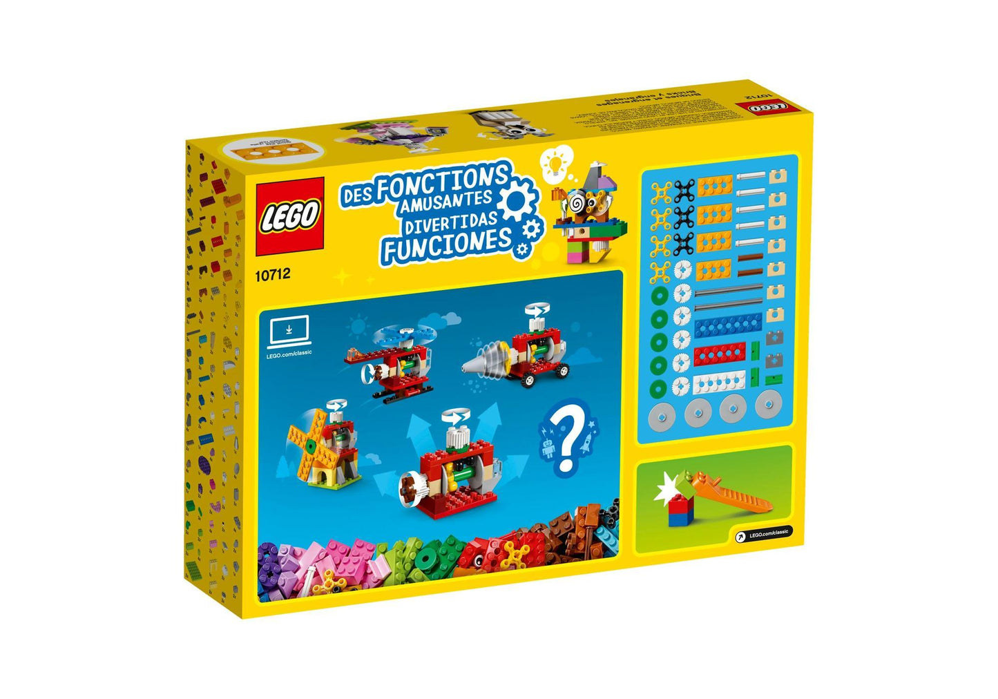 Lego 10712 Classic Bausteineset Zahnräder - plegobil