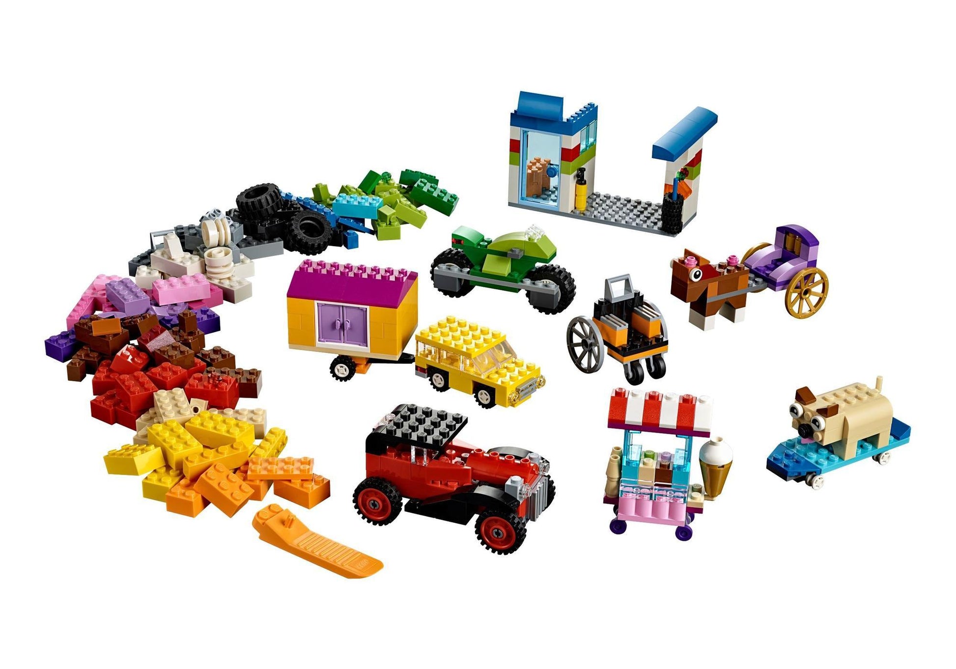 Lego 10715 Classic Kreativ-Bauset Fahrzeuge - plegobil