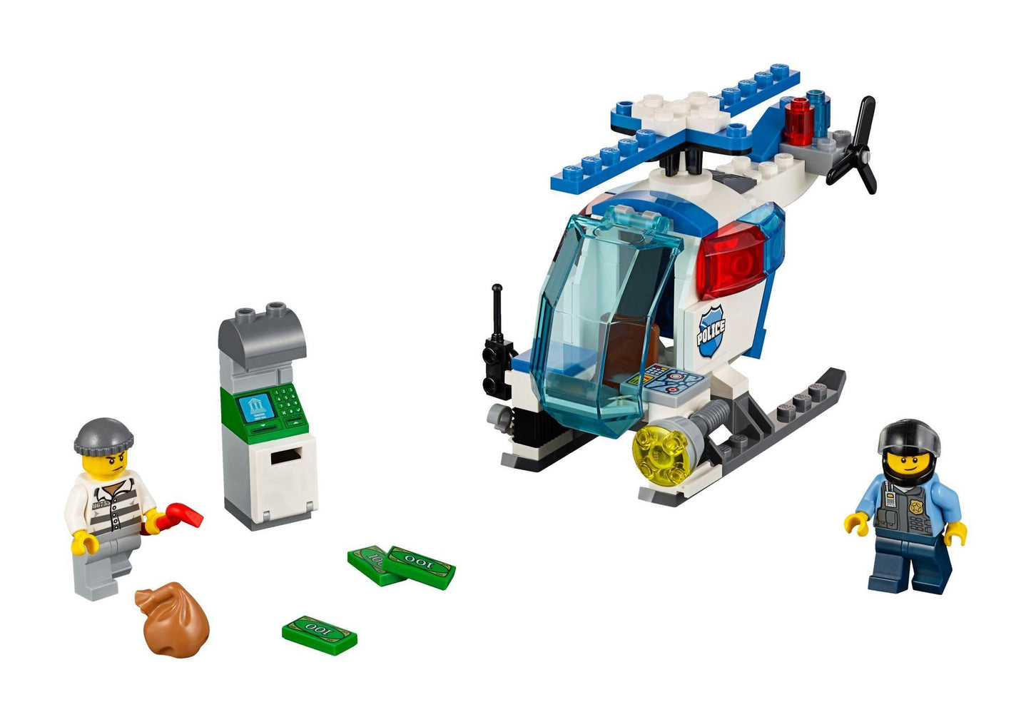 Lego 10720 Juniors Verfolgung mit dem Polizeihelikopter - plegobil