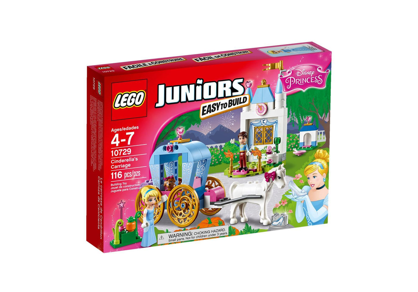 Lego 10729 Juniors Disney Princess: Cinderellas Märchenkutsche - plegobil