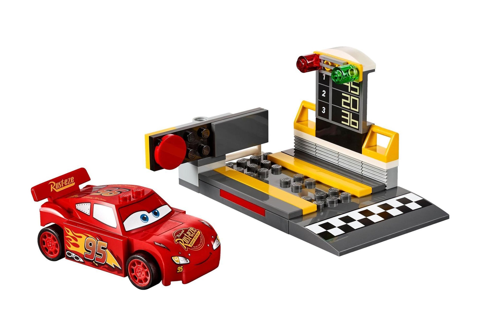 Lego 10730 Juniors Disney Cars: Lightning McQueens Beschleunigungsrampe - plegobil