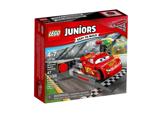 Lego 10730 Juniors Disney Cars: Lightning McQueens Beschleunigungsrampe - plegobil