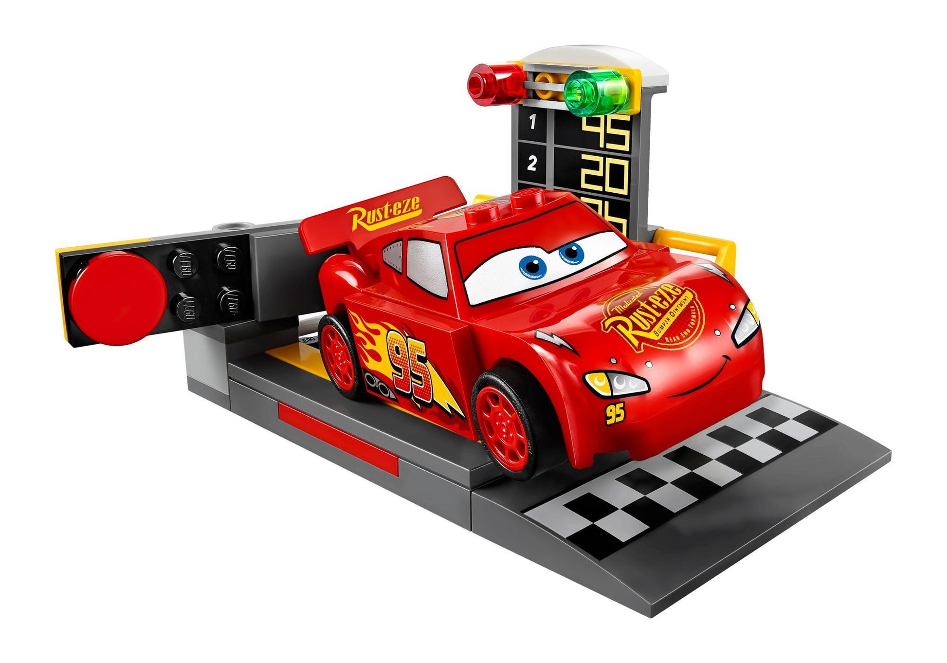 Lego 10730 Juniors Disney Cars: Lightning McQueens Beschleunigungsrampe - plegobil