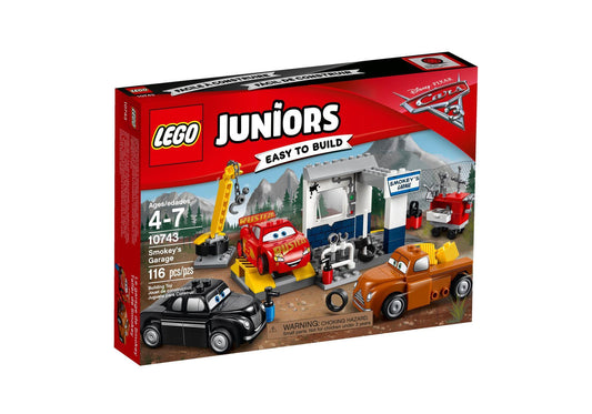 Lego 10743 Juniors Disney Cars: Smokeys Garage - plegobil