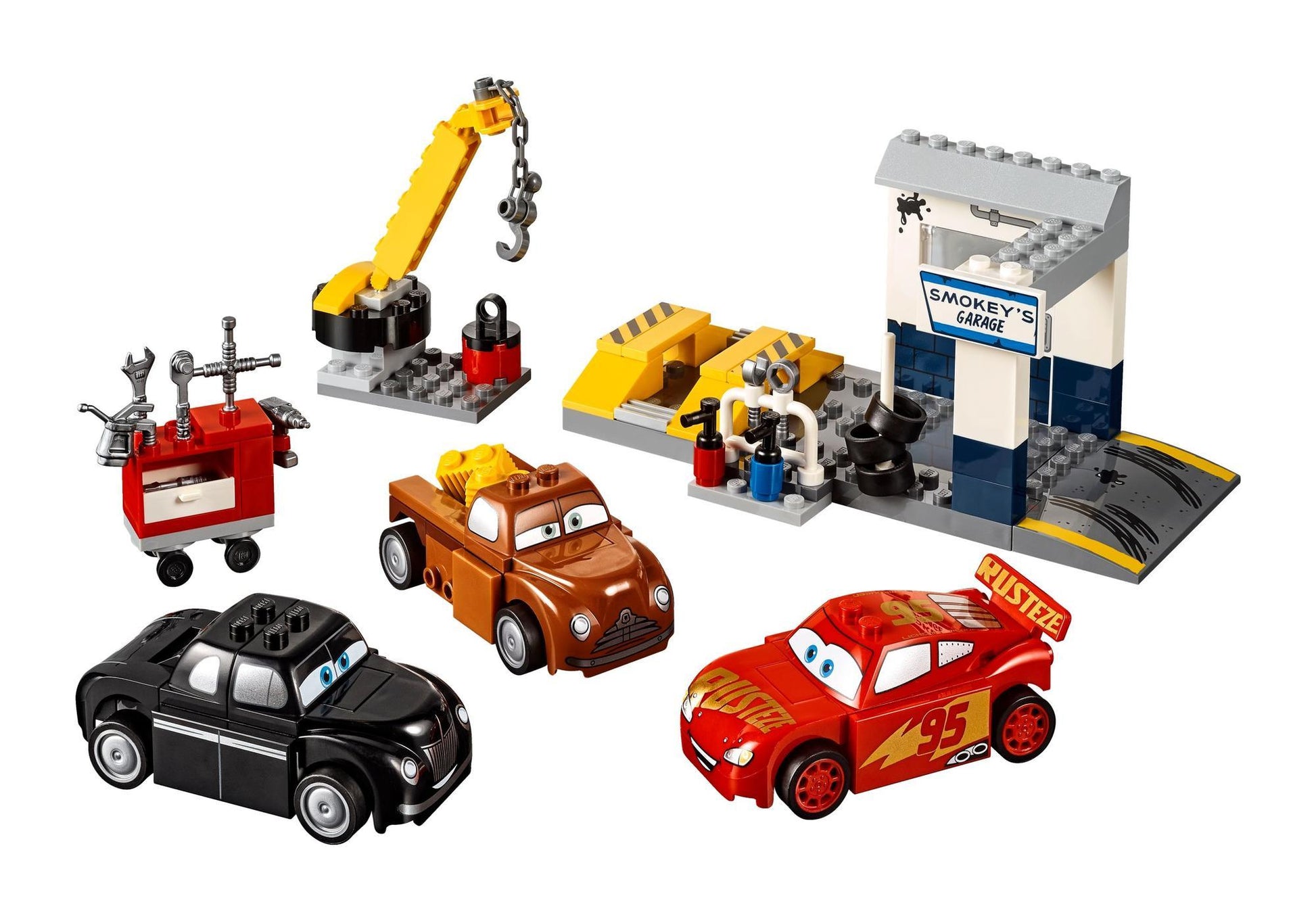 Lego 10743 Juniors Disney Cars: Smokeys Garage - plegobil