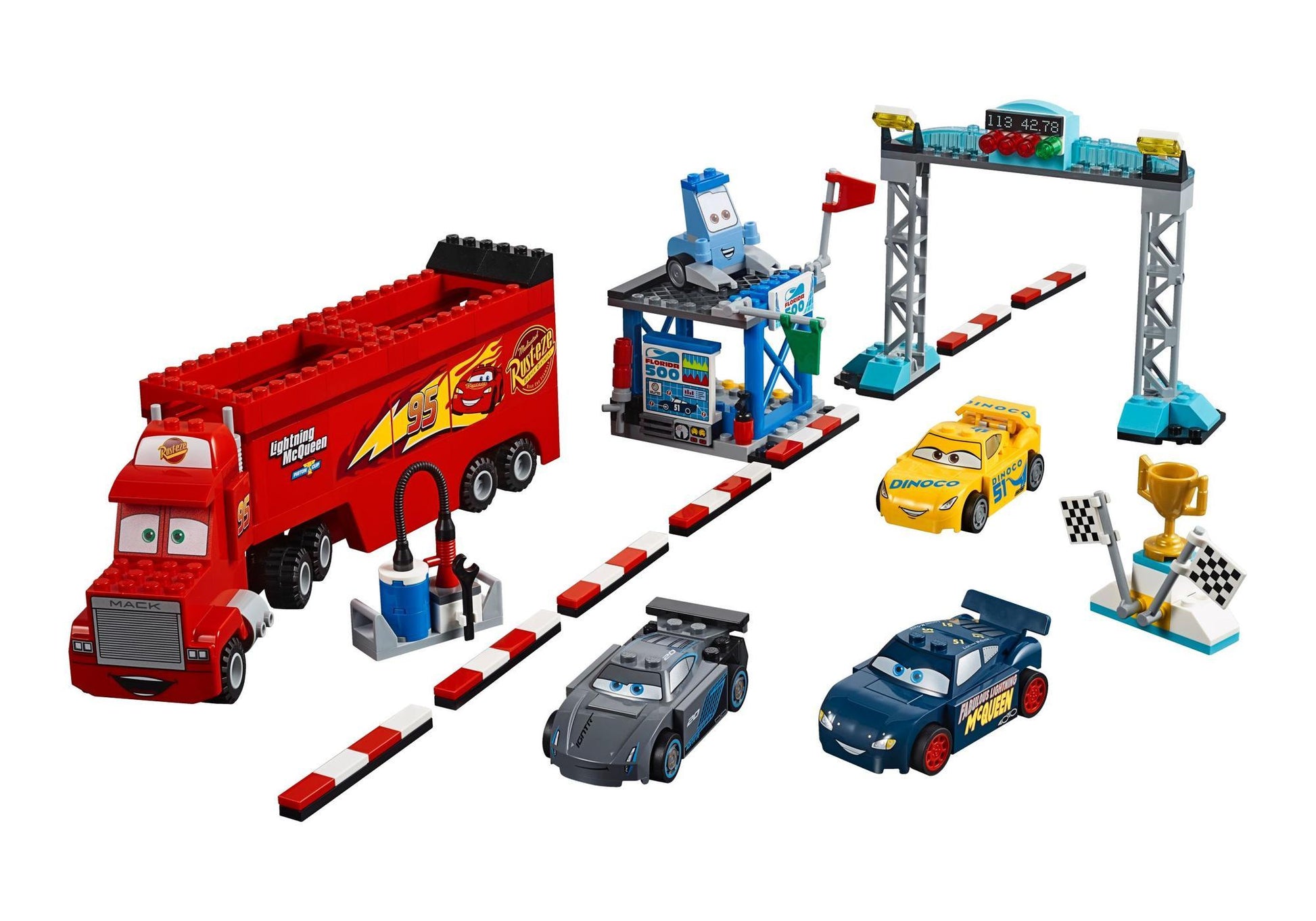 Lego 10745 Juniors Disney Cars: Finale Florida 502 - plegobil