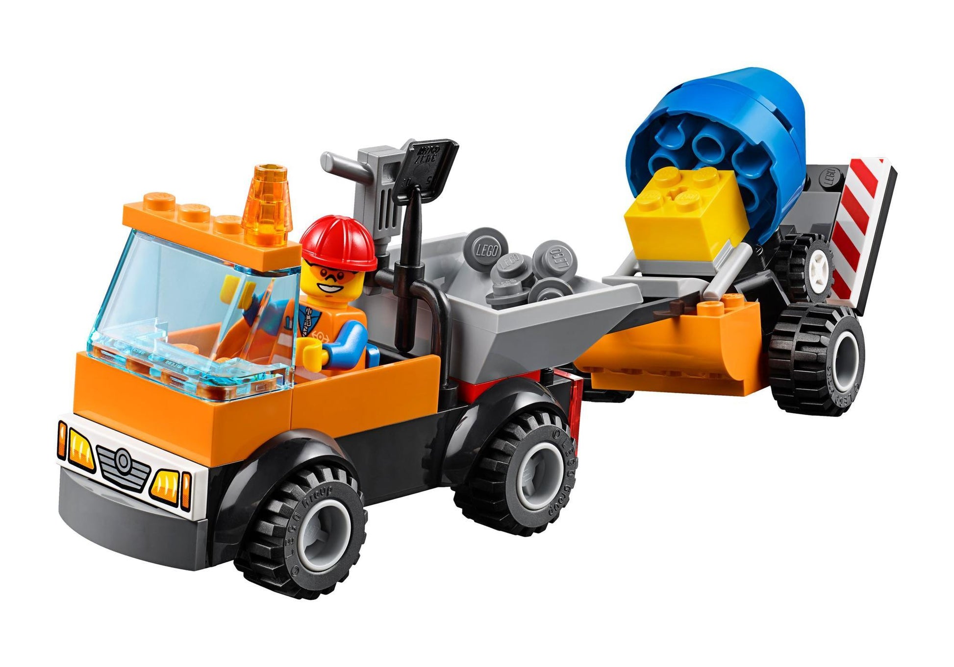 Lego 10750 Juniors Straßenbau Laster - plegobil