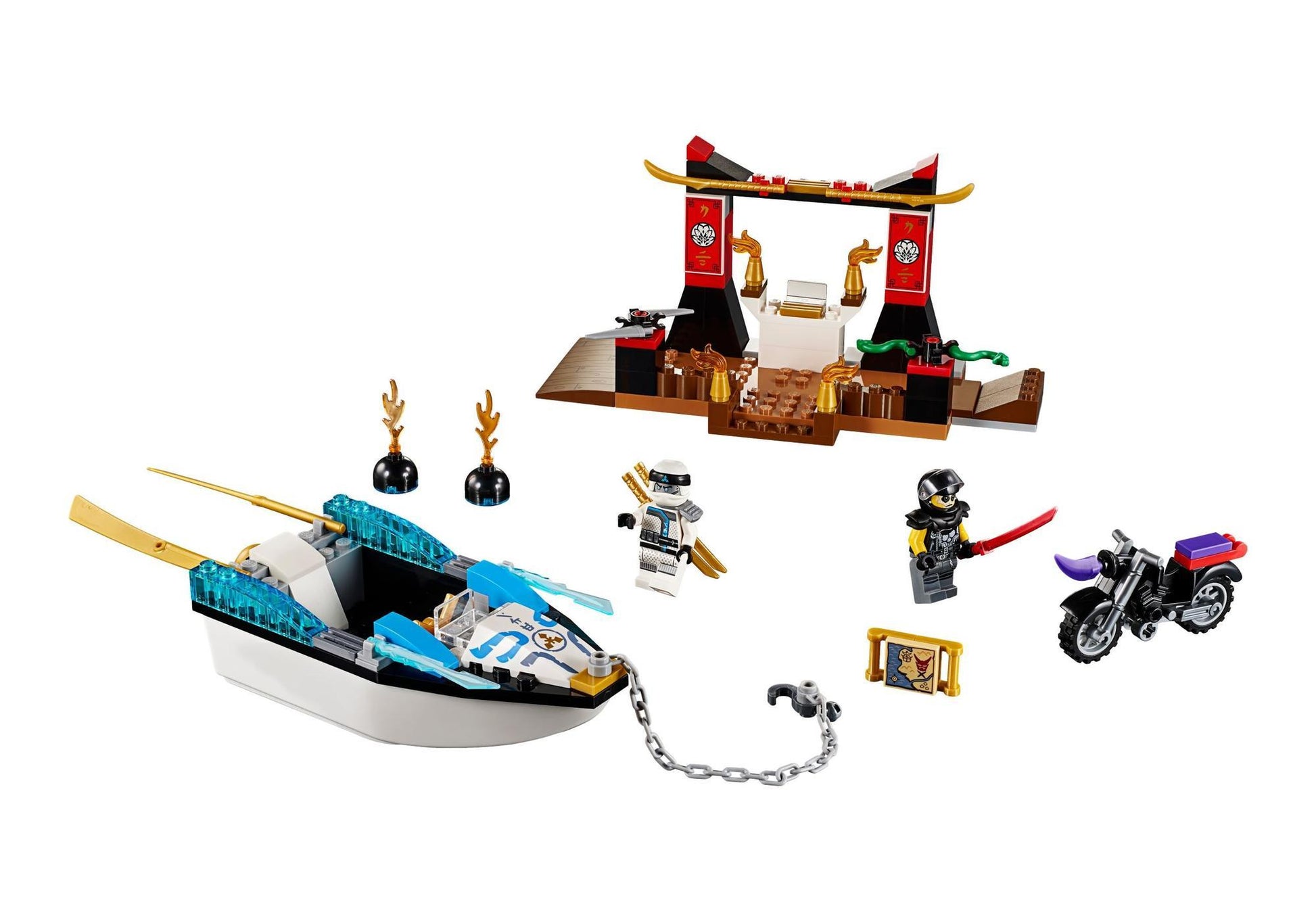 Lego 10755 Juniors Ninjago: Zanes Verfolgungsjagd mit dem Ninjabo - plegobil