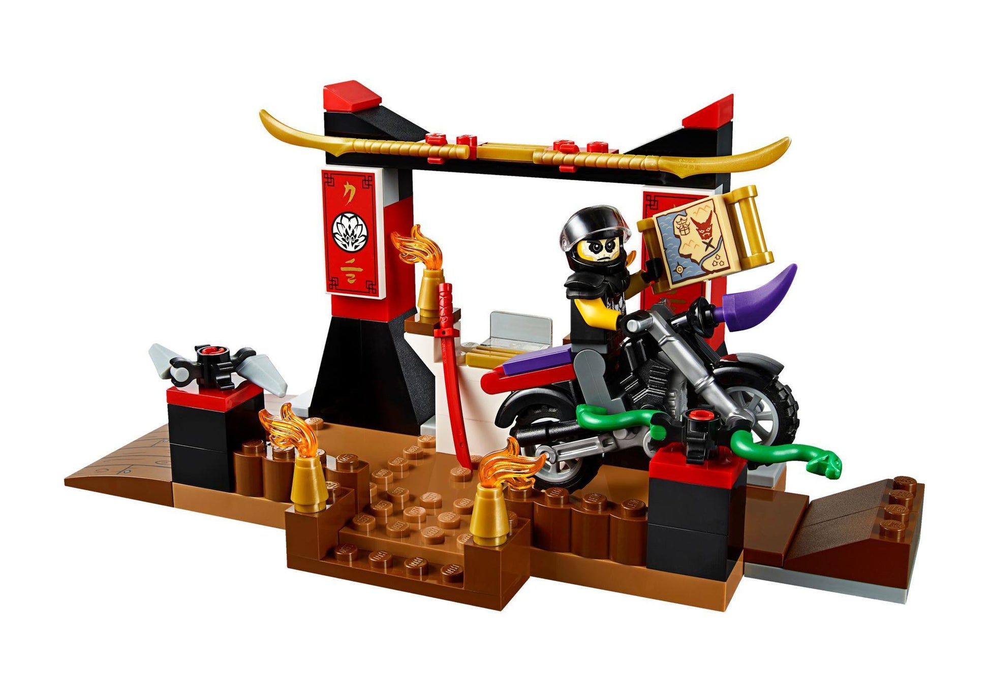 Lego 10755 Juniors Ninjago: Zanes Verfolgungsjagd mit dem Ninjabo - plegobil