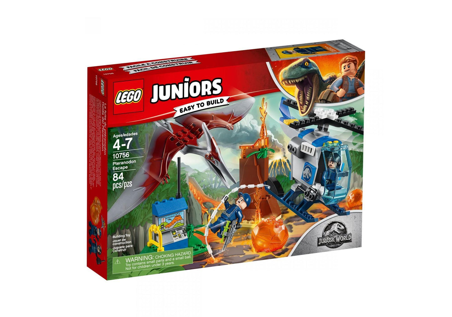 Lego 10756 Juniors Jurassic World: Flucht vor dem Pteranodon - plegobil