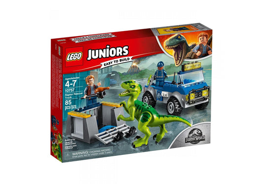 Lego 10757 Juniors Jurassic World: Raptoren Rettungstransporter - plegobil