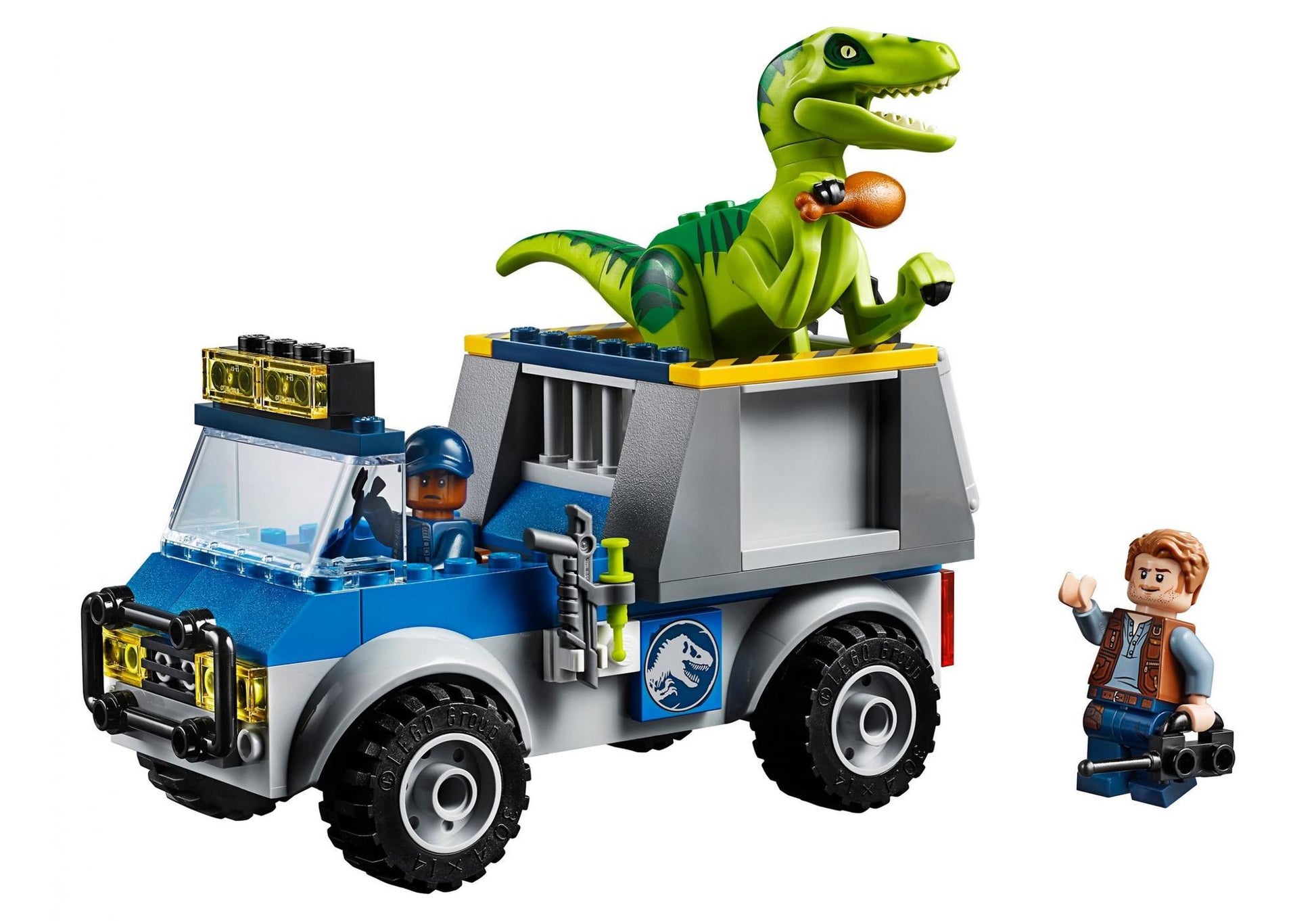 Lego 10757 Juniors Jurassic World: Raptoren Rettungstransporter - plegobil