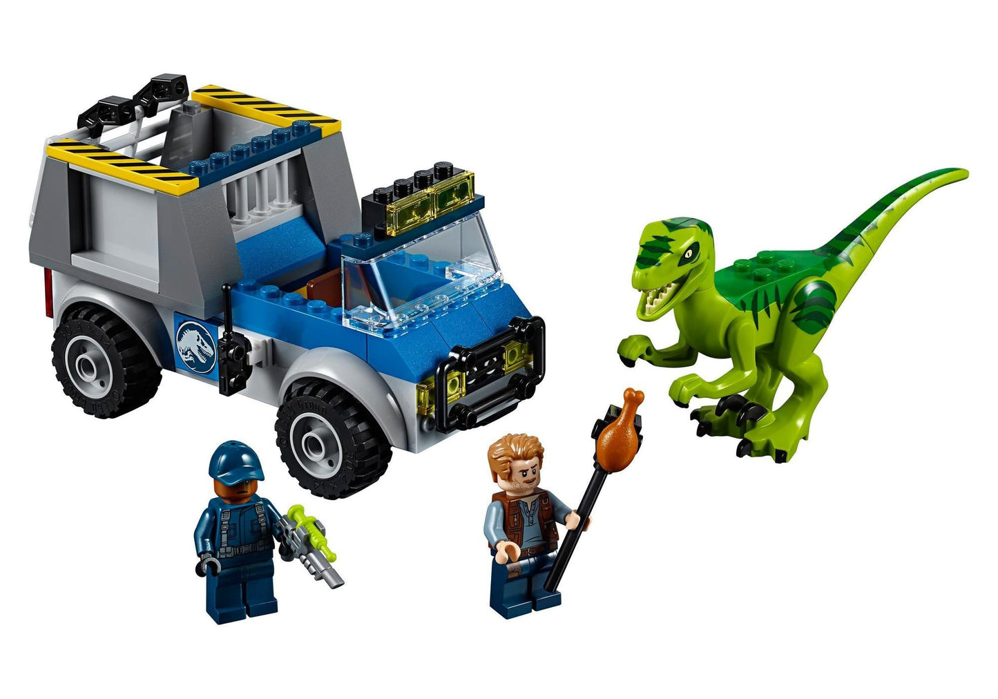 Lego 10757 Juniors Jurassic World: Raptoren Rettungstransporter - plegobil