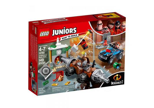 Lego 10760 Juniors The Incredibles: Banküberfall des Tunnelgräbers - plegobil