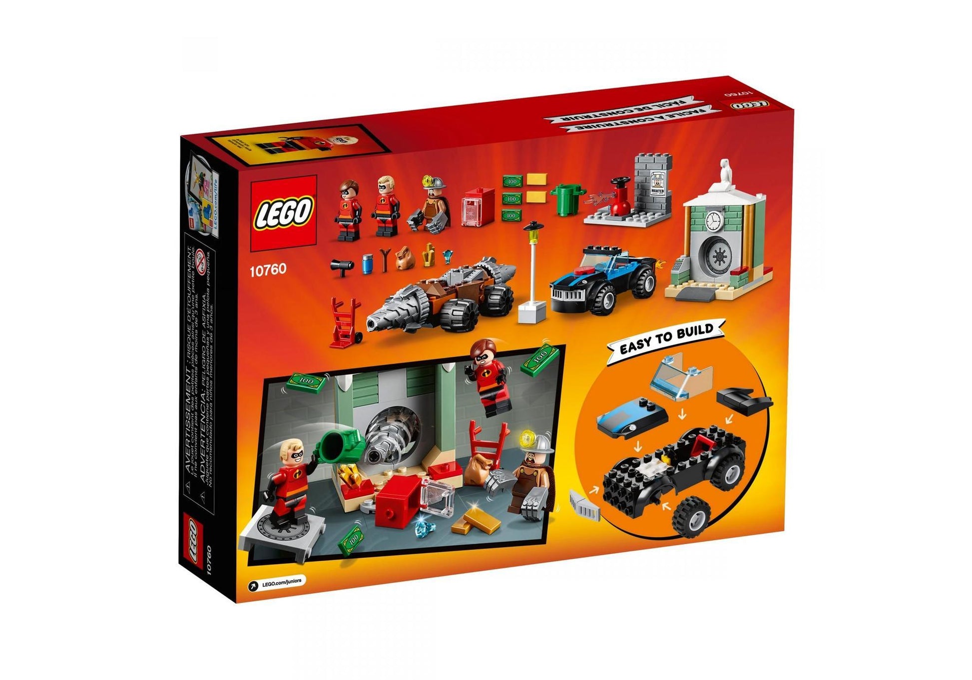 Lego 10760 Juniors The Incredibles: Banküberfall des Tunnelgräbers - plegobil