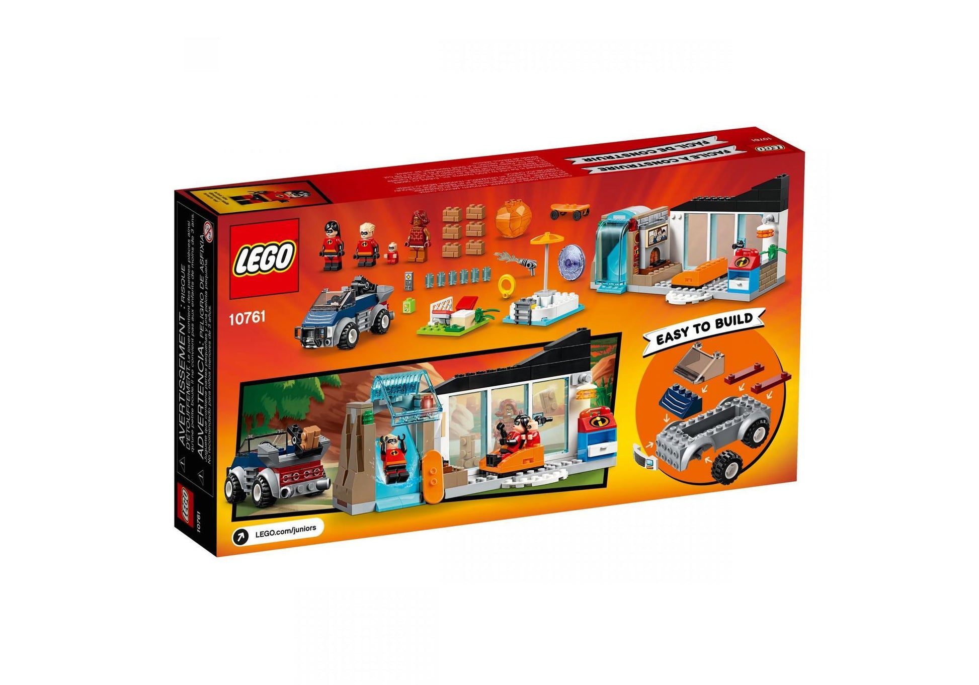 Lego 10761 Juniors The Incredibles: Die große Flucht - plegobil