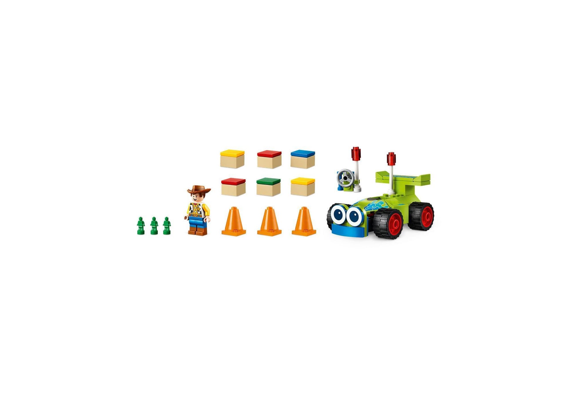 Lego 10766 Toy Story: Woody & Turbo - plegobil