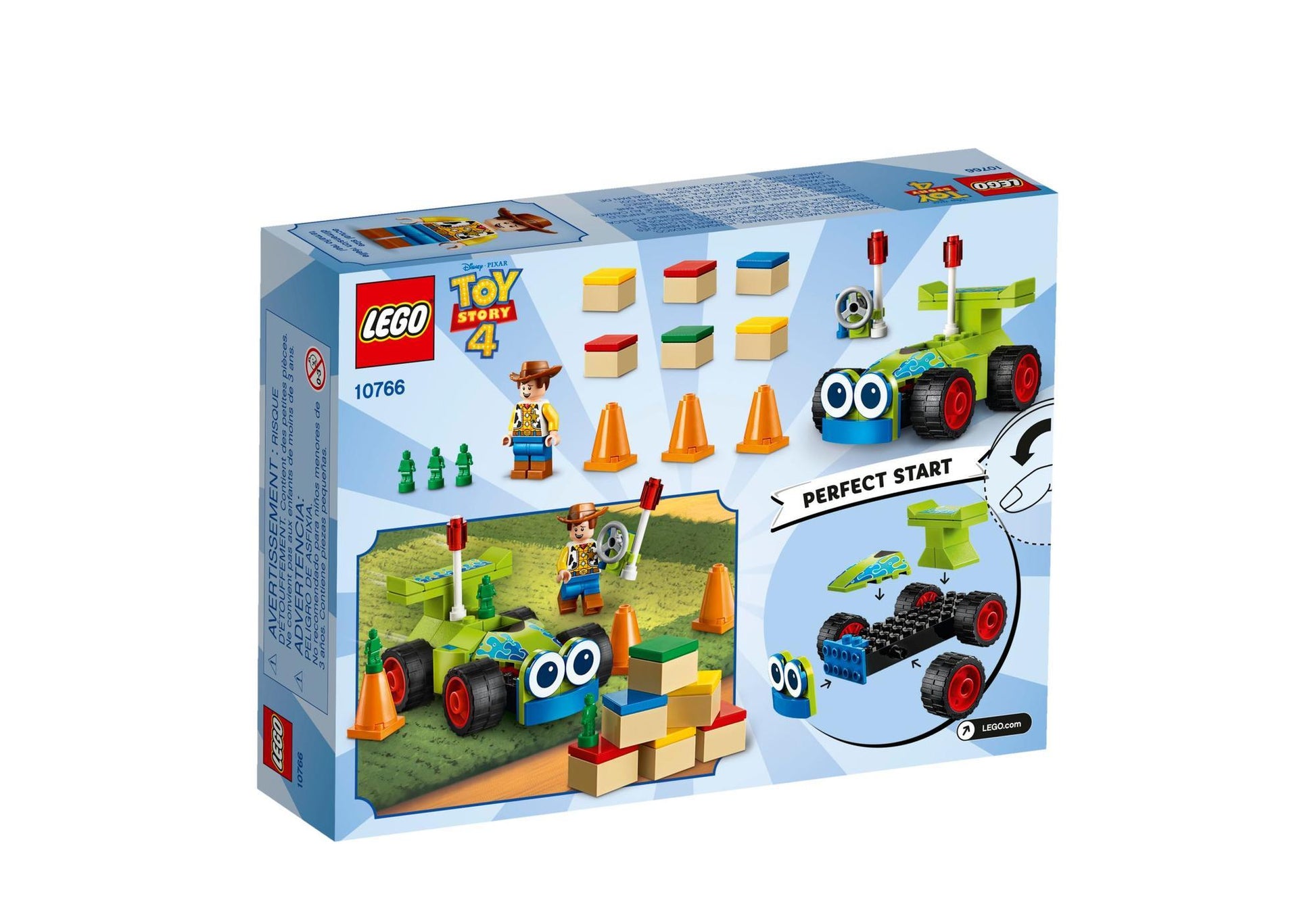 Lego 10766 Toy Story: Woody & Turbo - plegobil