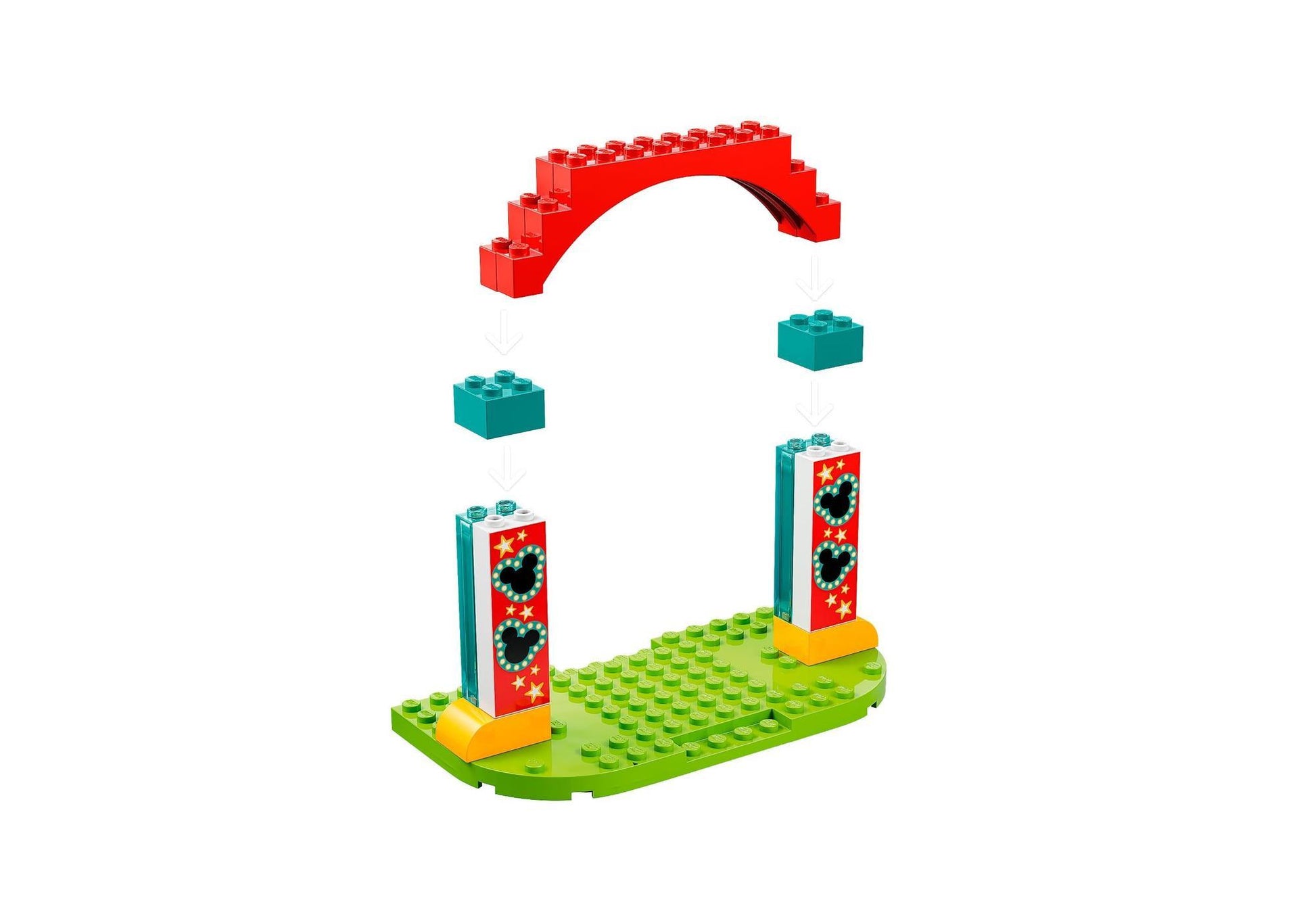 Lego 10778 Disney: Micky, Minnie und Goofy auf dem Jahrmarkt - plegobil