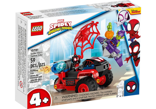Lego 10781 Spider-Man: Miles Morales Spider-Mans Techno-Trike - plegobil