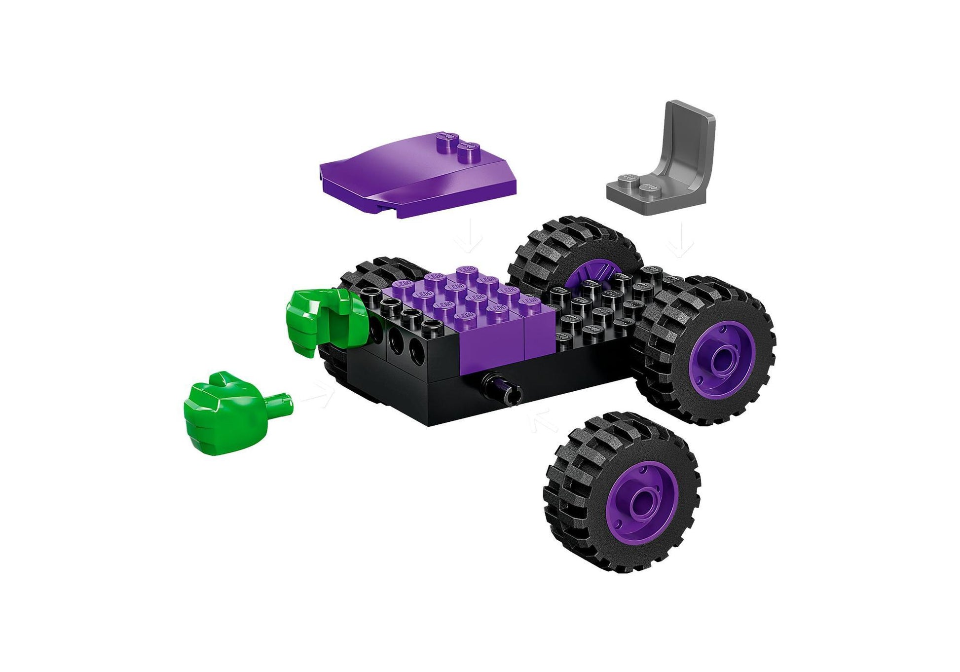 Lego 10782 Spider-Man: Hulks und Rhinos Truck-Duell - plegobil