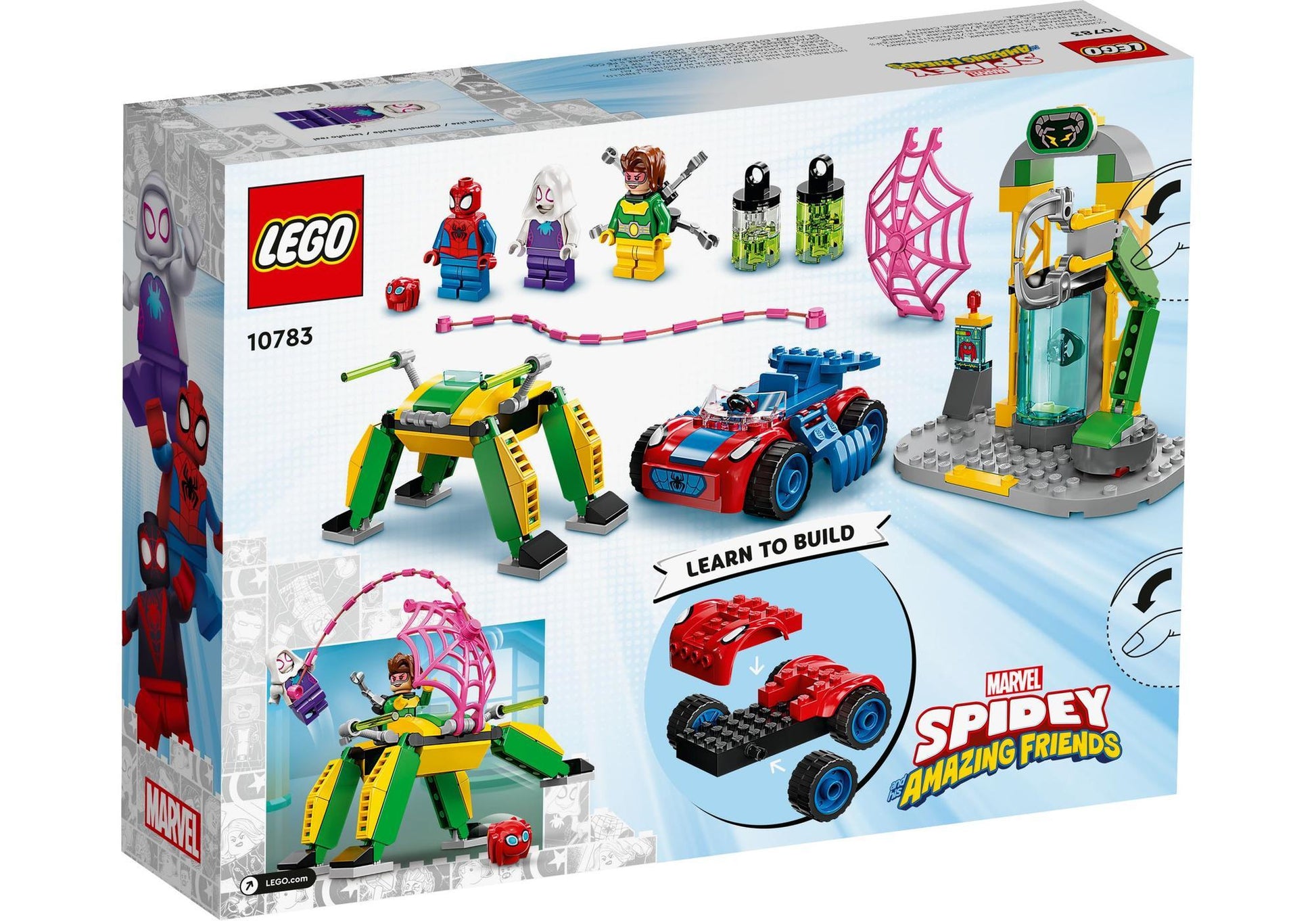 Lego 10783 Spider-Man: Spider-Man in Doc Ocks Labor - plegobil